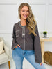 Outline Touch Top in Charcoal