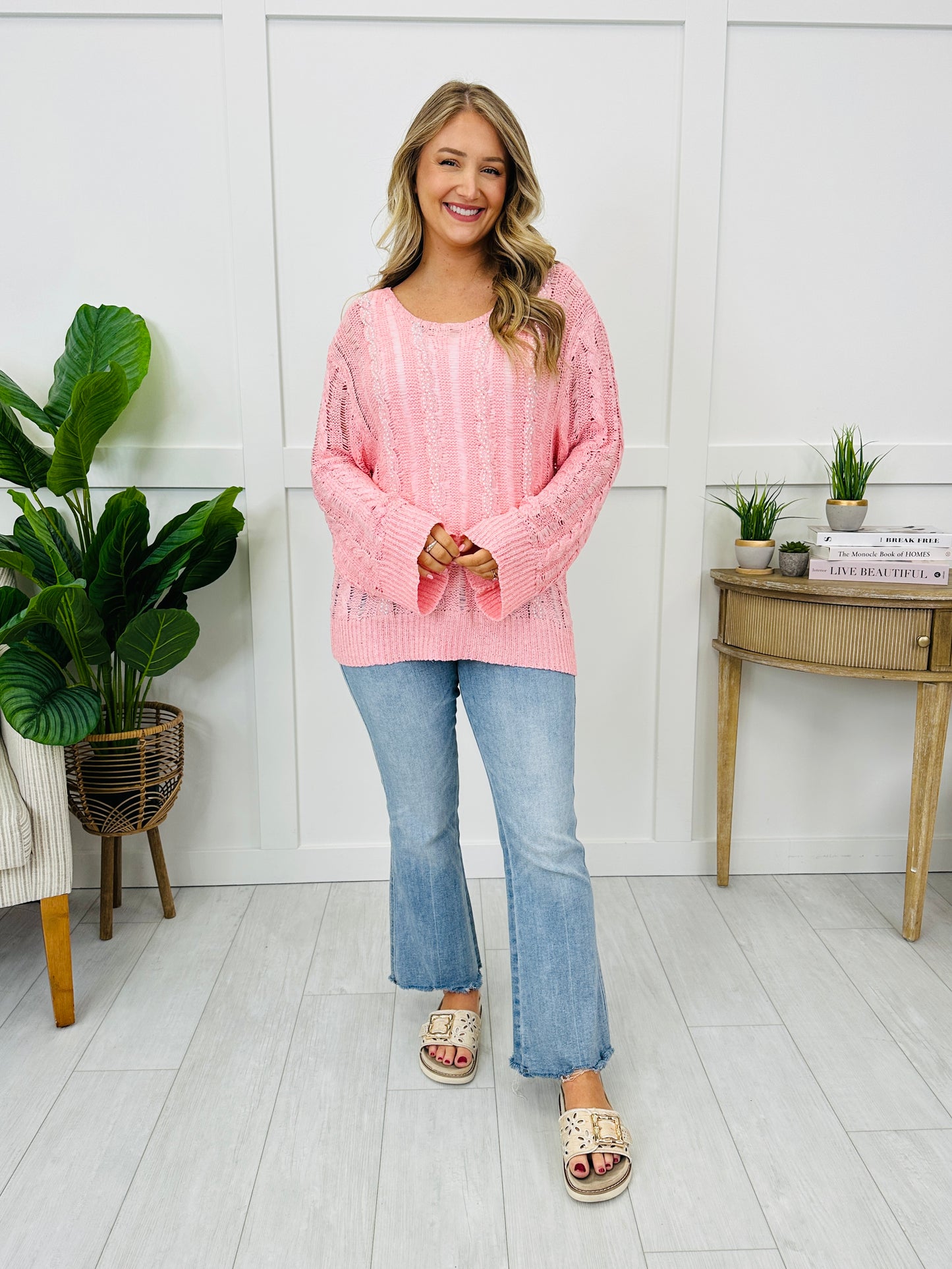 The Last Light Top In Soft Pink