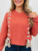 Ribbon Dreams Sweater in Rust