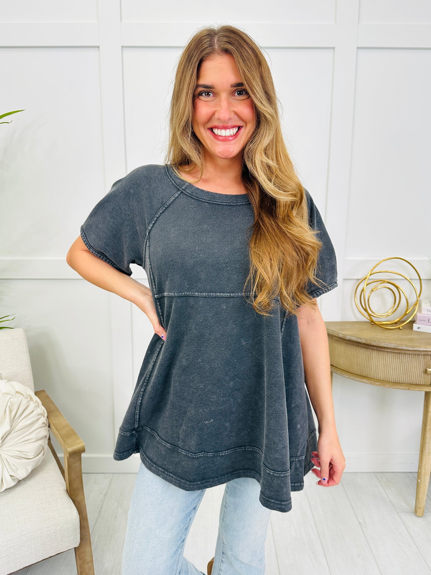 Casual Company Top In Multiple Colors