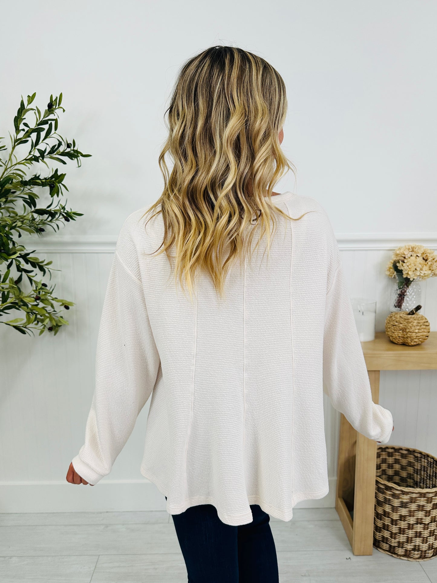 Simply Soft Waffle Top In Multiple Colors