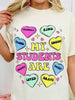 My Students Affirmation Hearts Graphic Tee