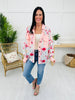 Peony Perfection Shacket In Peach Multi