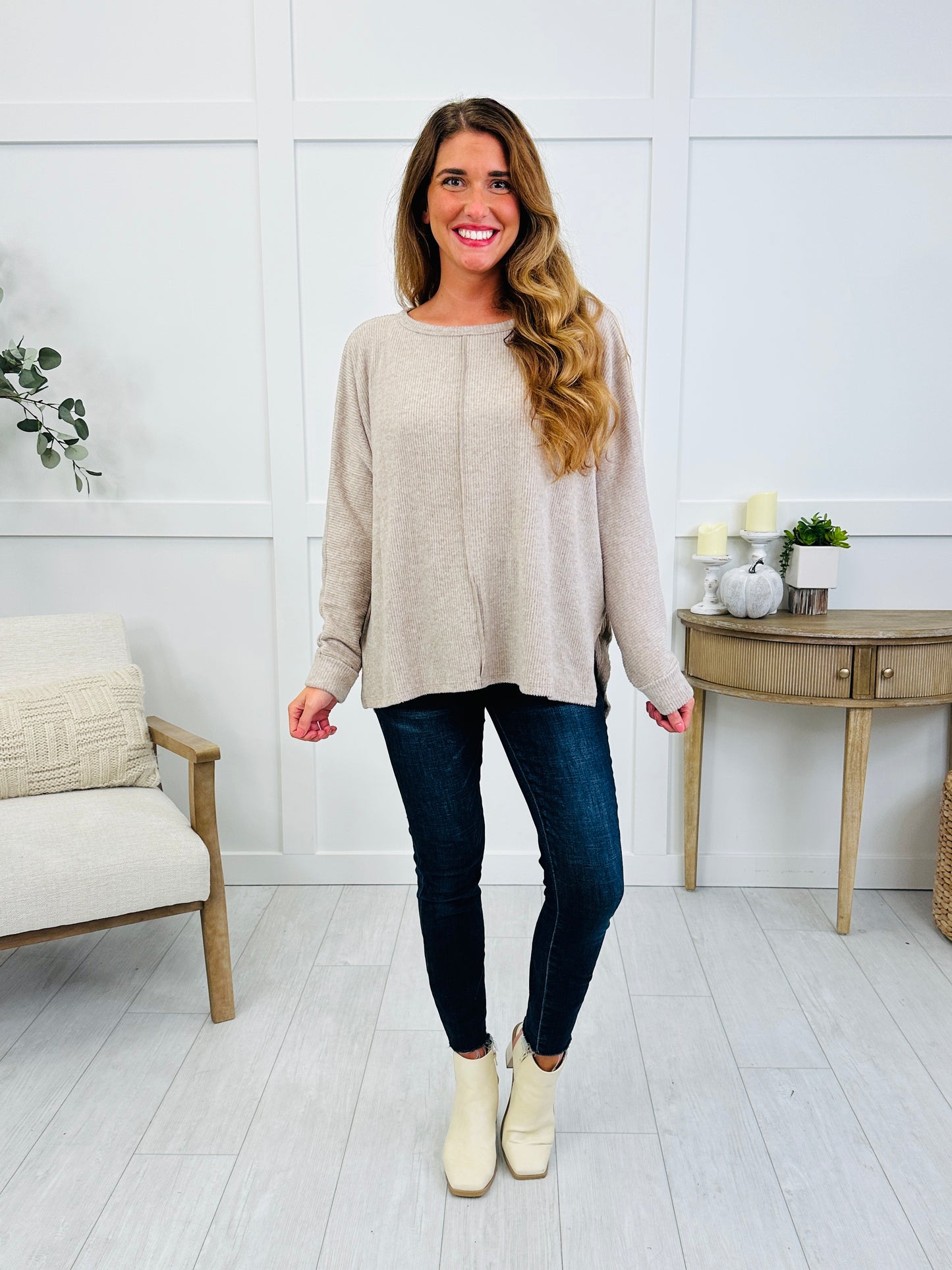 Crafted In Cozy Top In Multiple Colors