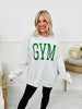 Gym and Bed Reversible Graphic Crewneck Sweatshirt