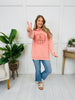 Peace Mode Sweatshirt in Coral