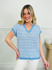 Nautical Knit Top In Multiple Colors