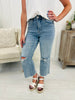 RFM Don't Look Back Cropped Wide Leg Jeans in Reg/Curvy