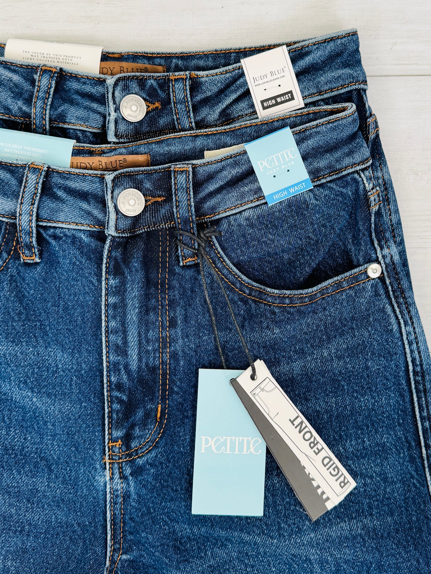 Judy Blue In Your Favor Retro Wide Leg Jeans In Regular And Petite