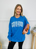 God is Good Graphic Crewneck Sweatshirt in Two Colors