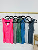 DOORBUSTER! Bright And Buttoned Tank Top- Multiple Colors!