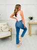 Step It Up Mica Straight Leg Step Hem Jeans