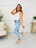 Can't Crop The Feeling MOCO Exclusive Tummy Control Cropped Wide Leg Jeans