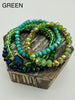 Stretchy Beaded Bracelet Set- Multiple Colors!