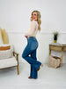Go Into Detail Tummy Control Wide Leg Jeans