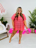 Barefoot Bay Swim Cover Up In Neon Pink