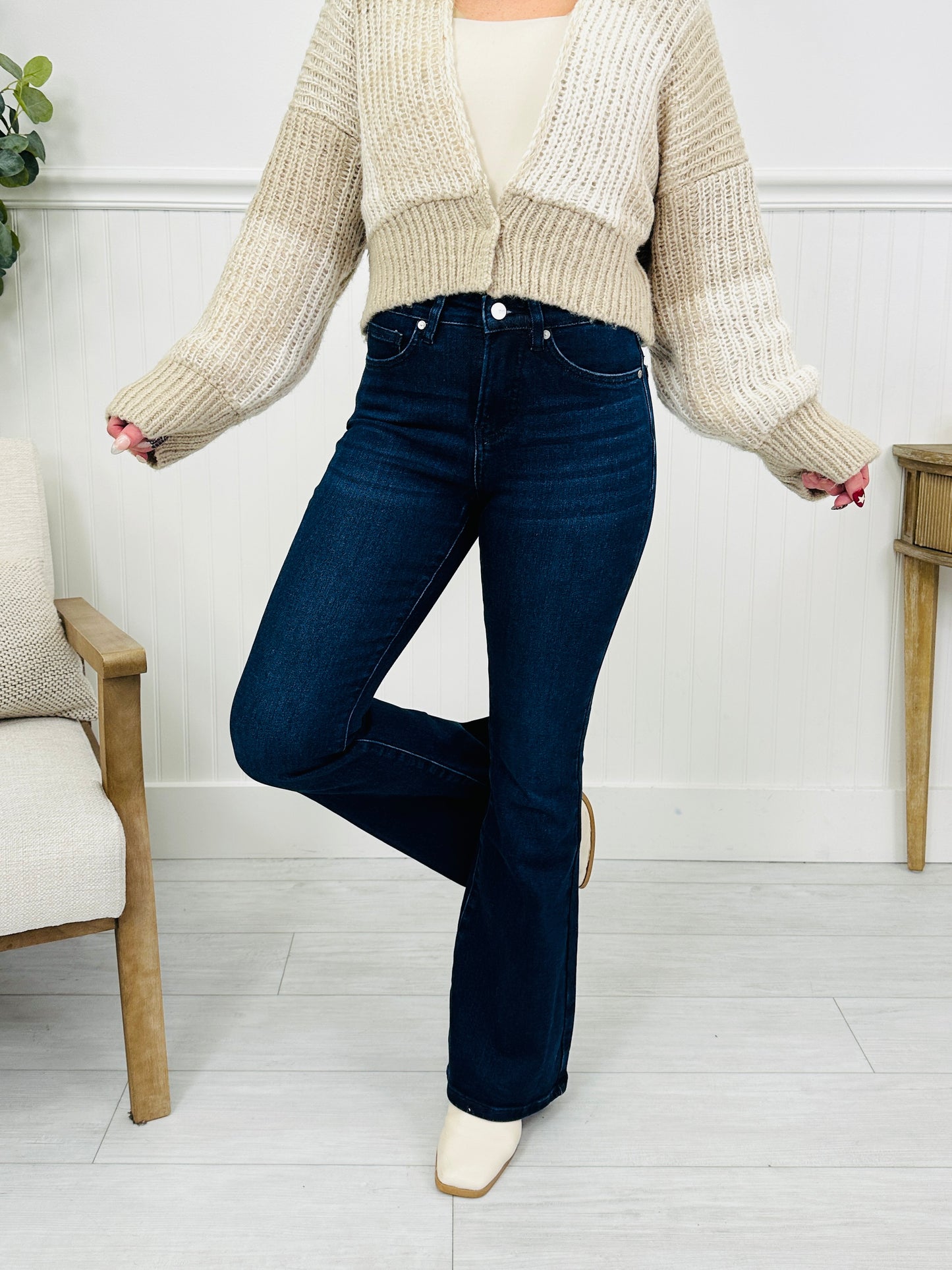 Your Perfect Fit Tummy Control Flare Jeans in Three Inseams