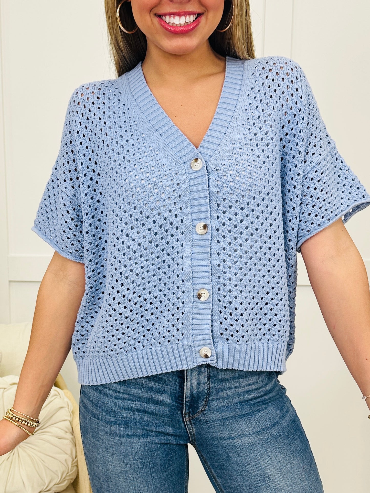 Dewdrop Button Top- Multiple Colors!