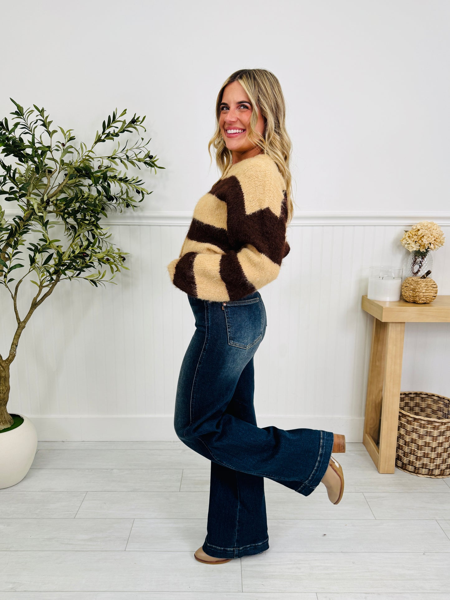 Judy Blue The One For Me Retro Wide Leg Jeans