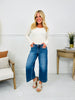 Judy Blue Places To Be Wide Leg Cropped Jeans