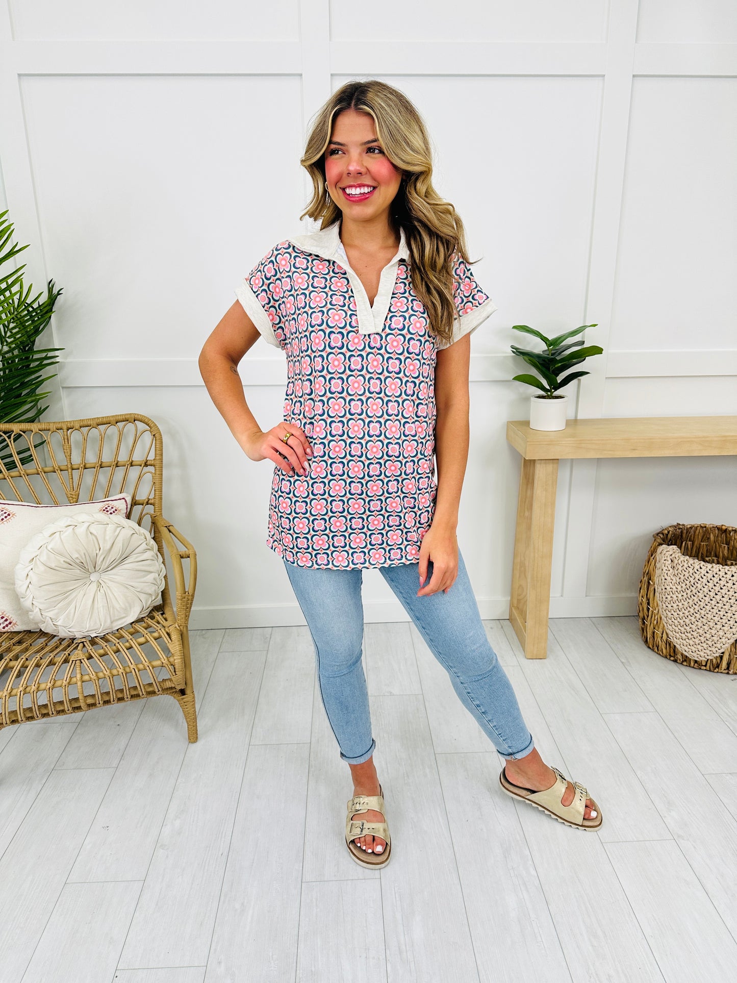 Floral Fizz Top