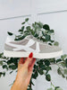Weekend Wander Sneakers In Grey/White
