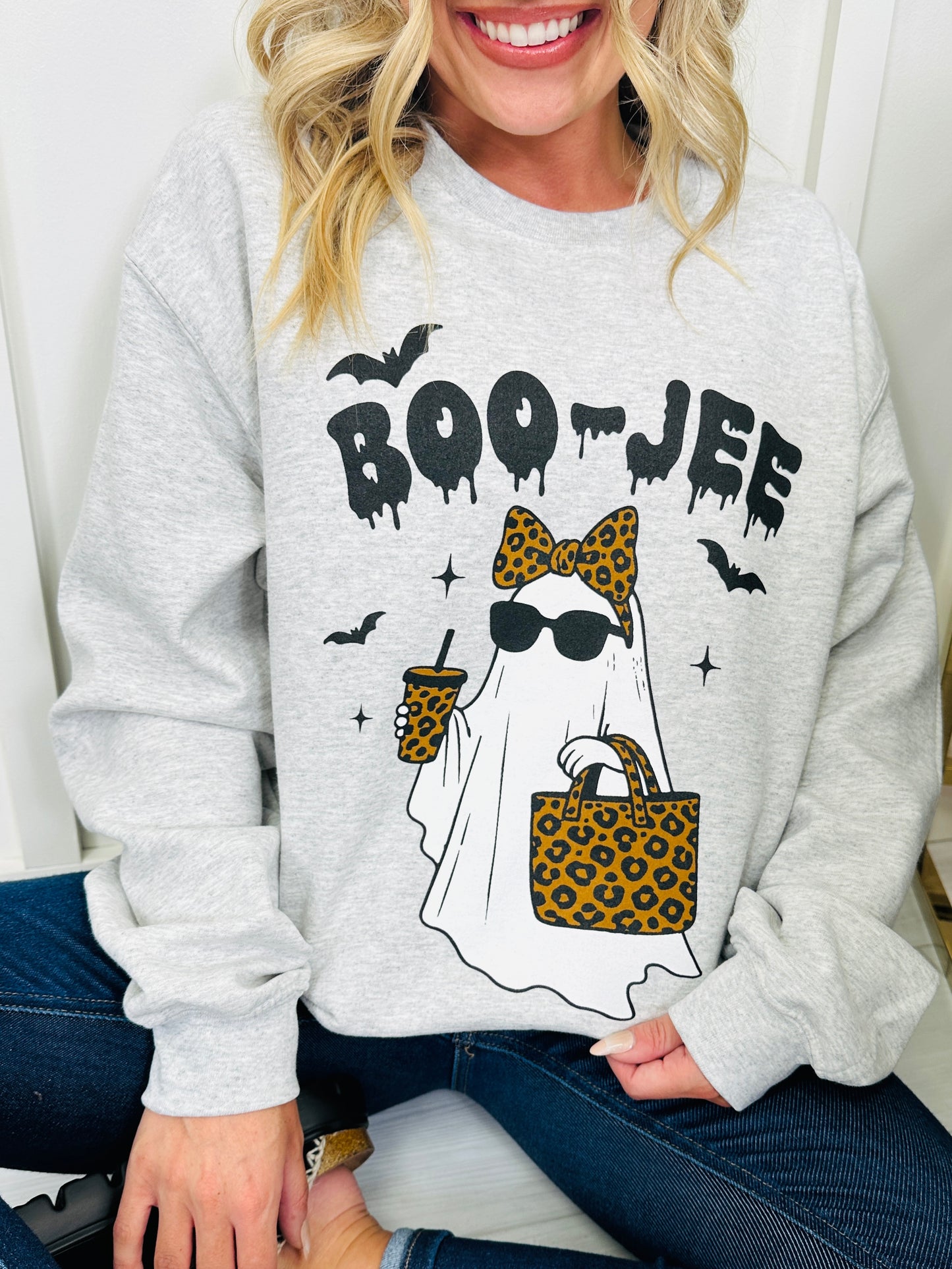 Boo-Jee Graphic Crewneck Sweatshirt - Multiple Colors!