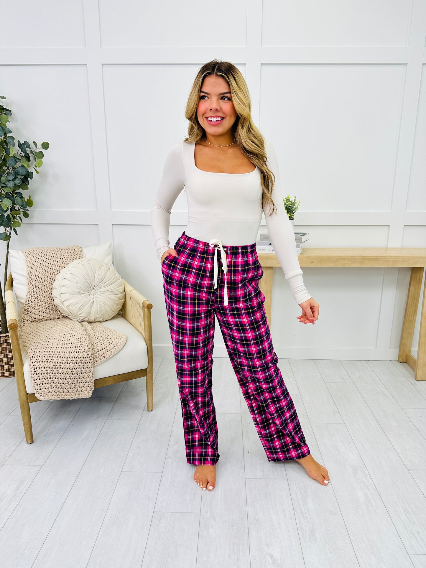 DOORBUSTER! Mad for Plaid Lounge Bottoms- Multiple Colors!