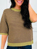 Falling Into Fall Top In Olive