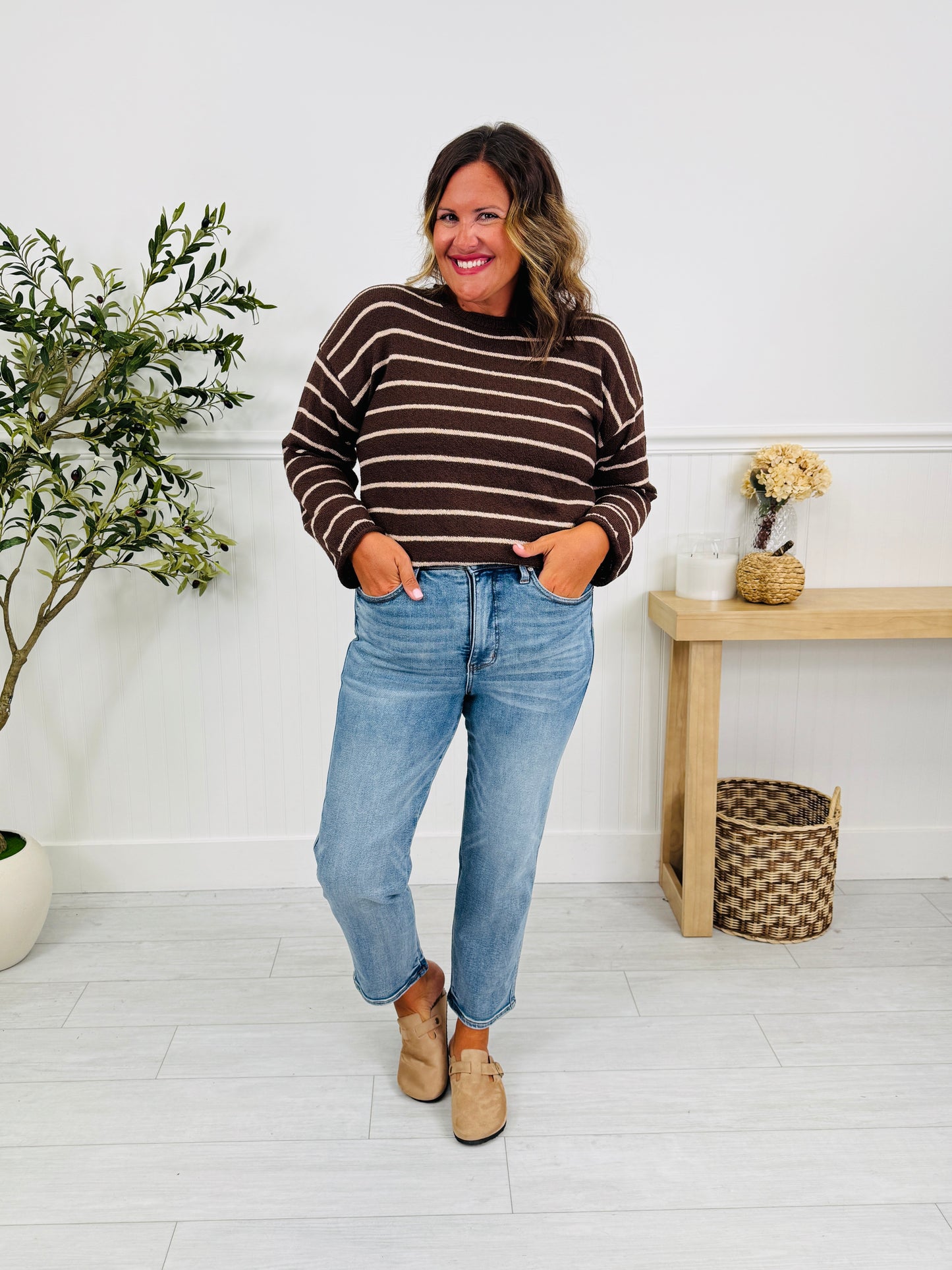 Judy Blue Endless Style Tummy Control Ankle Straight Jeans In Regular And Petite