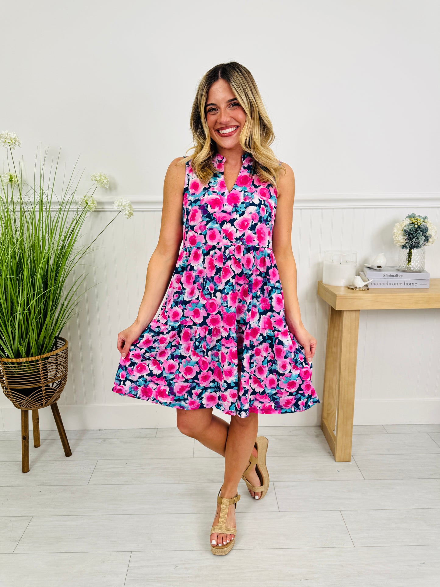 Stay Sunny Dress in Myrtle Beach Print