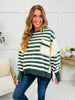 The Hidden Gem Top In Hunter Green/Ivory