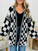 The Final Checkpoint Cardigan in Black Combo