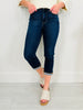 Judy Blue New Beginnings Cuffed Capri Jeans