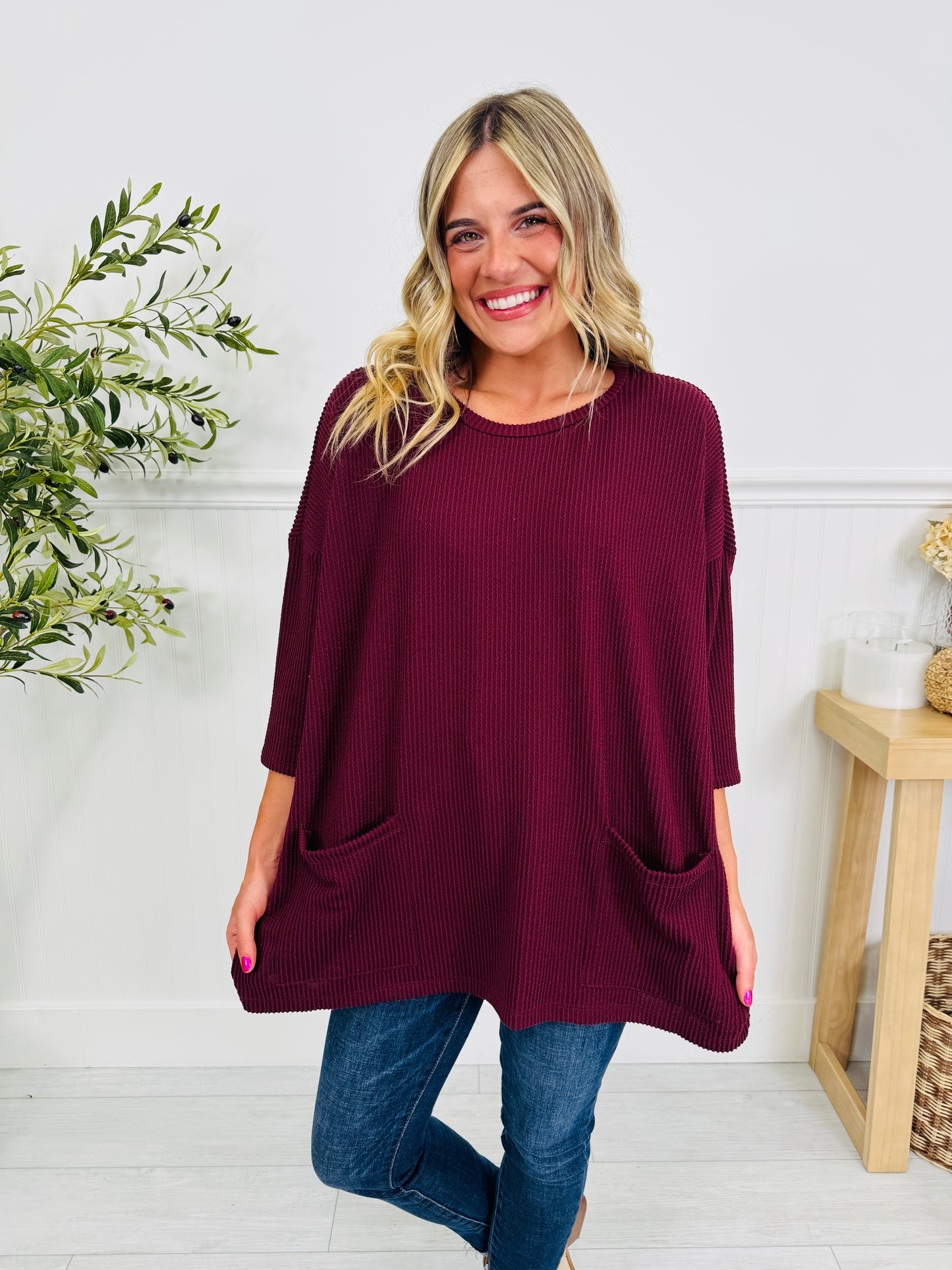 Easy On Repeat Top In Multiple Colors