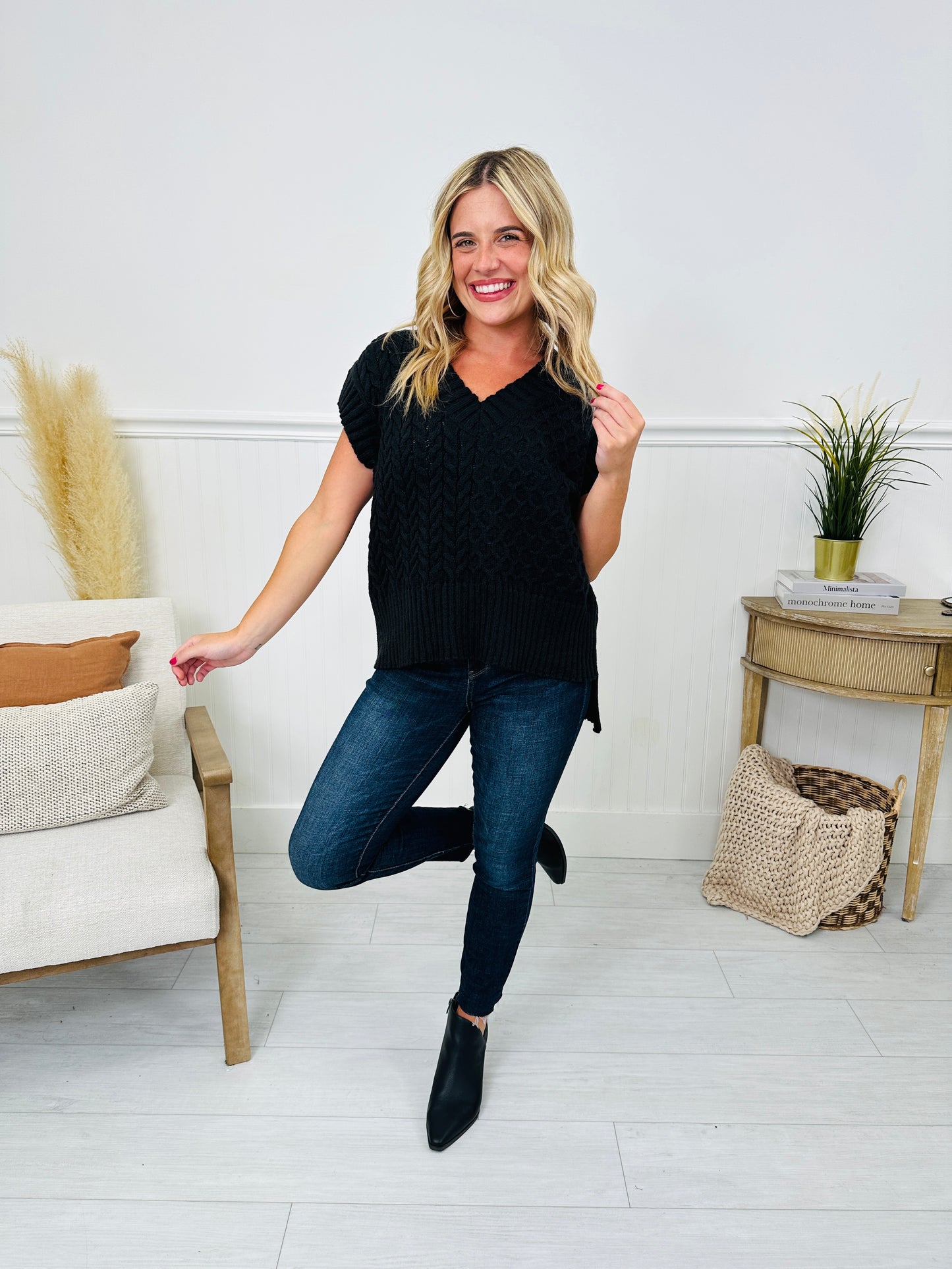 Almost Autumn Short Sleeve Sweater