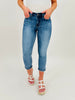 Restock! Judy Blue REG/CURVY Go Against The Grain Capri Jeans