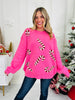 Candy Cane Cutie Sweater In Multiple Colors