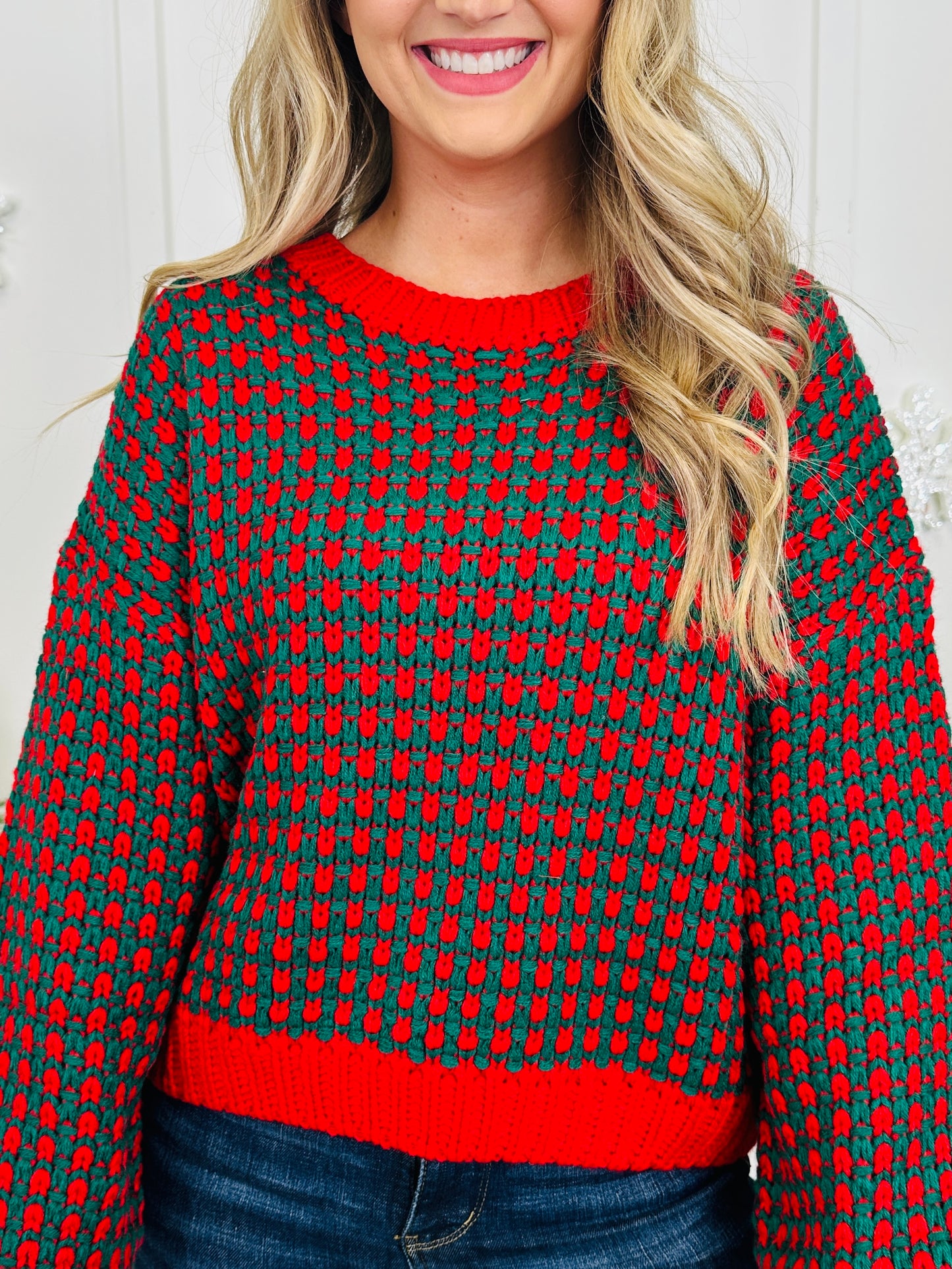 Patterned With Cheer Sweater
