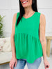 Chasing Daylight Tank Top In Kelly Green