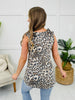 Ruffled Wild Side Tank Top