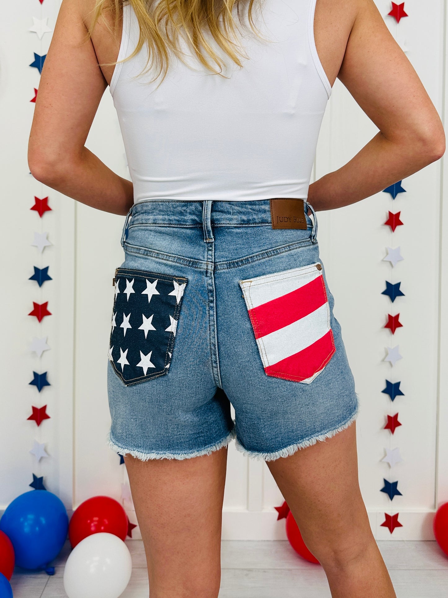 Judy Blue Land of the Free Shorts