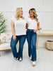 Lovervet REG/CURVY Front and Center Flare Jeans