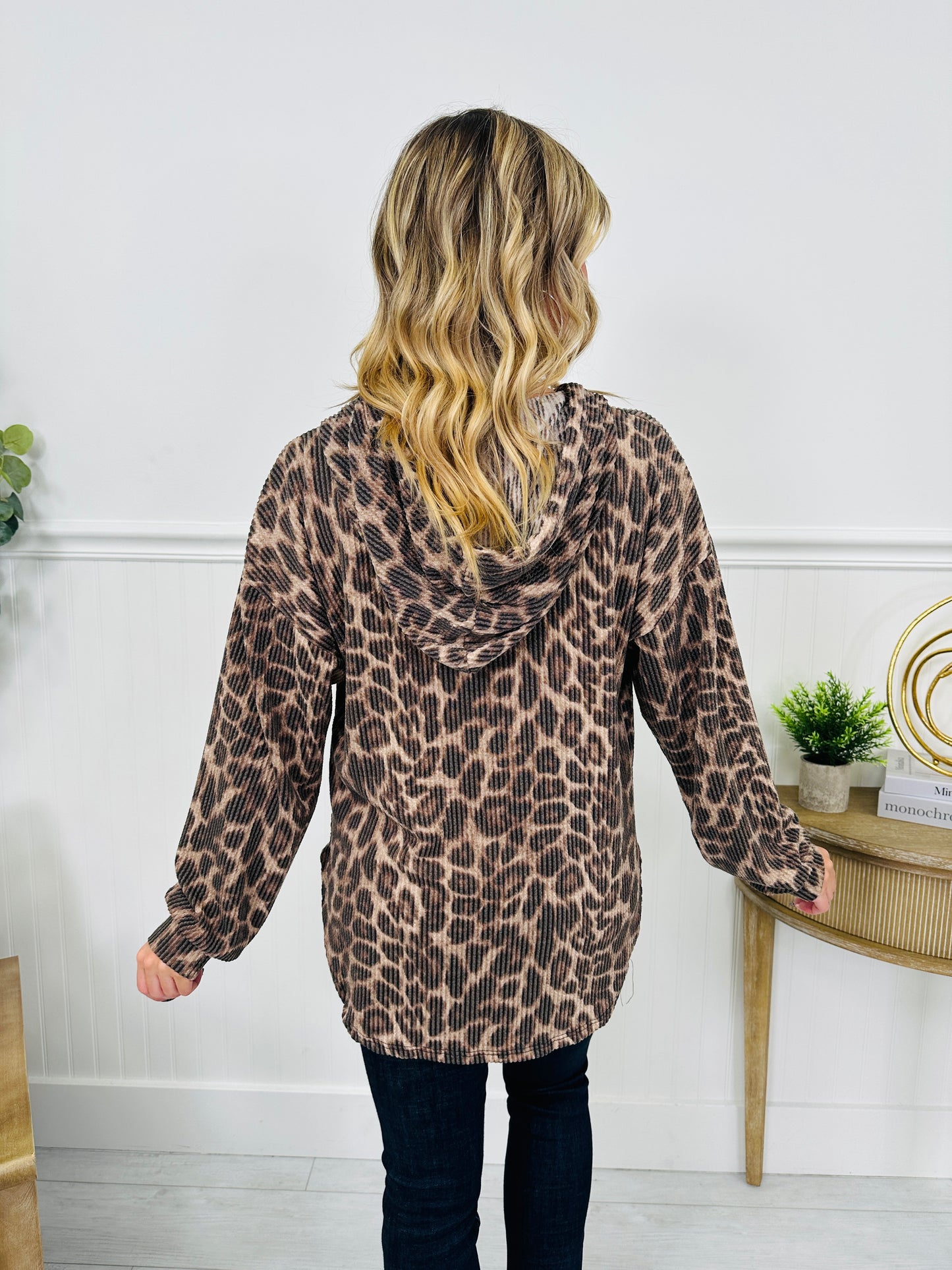 Luxe in Leopard Hooded Top