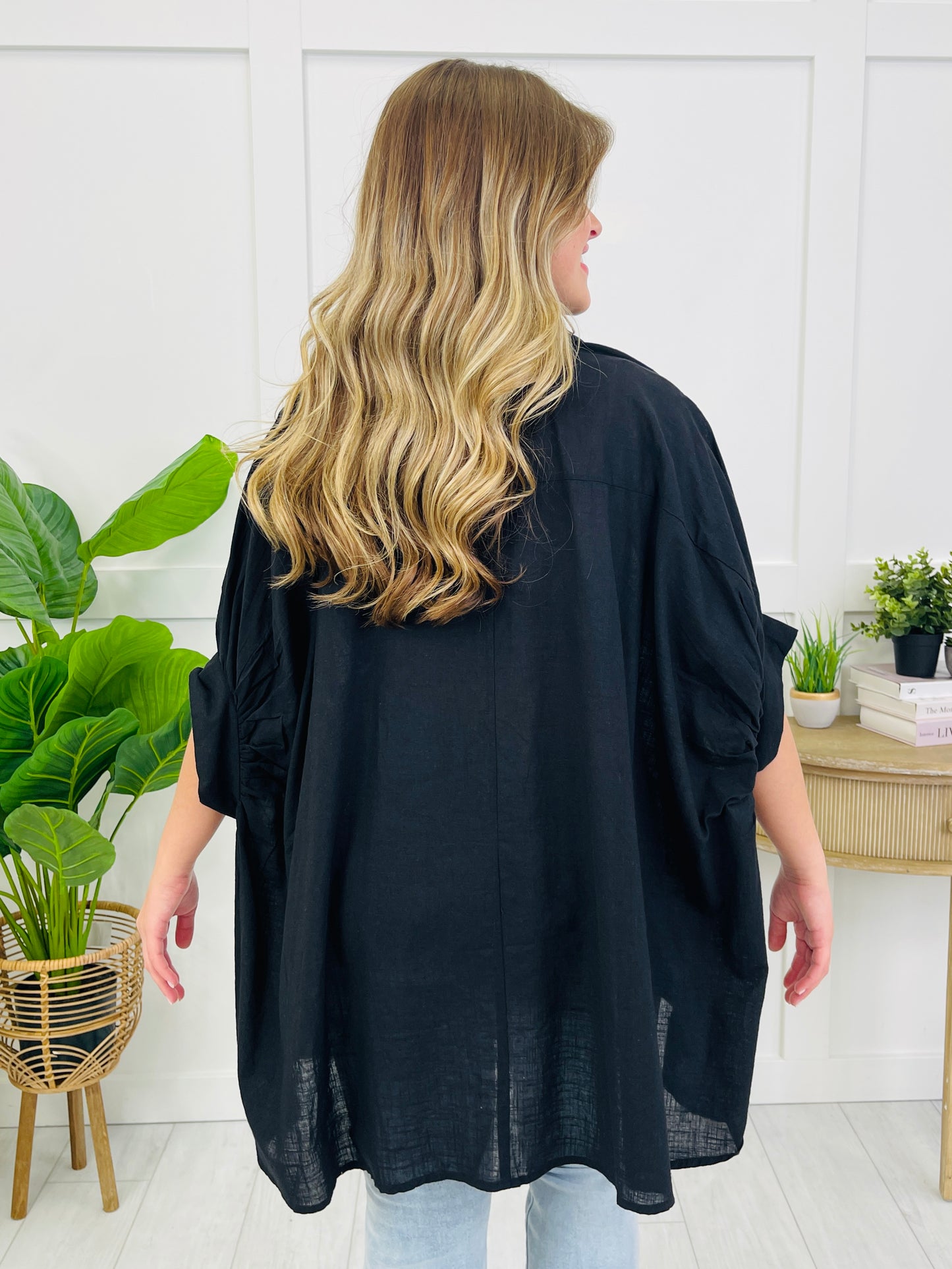 Let It Be Easy Top In Black