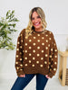 Dot Your Day Pullover In Chocolate