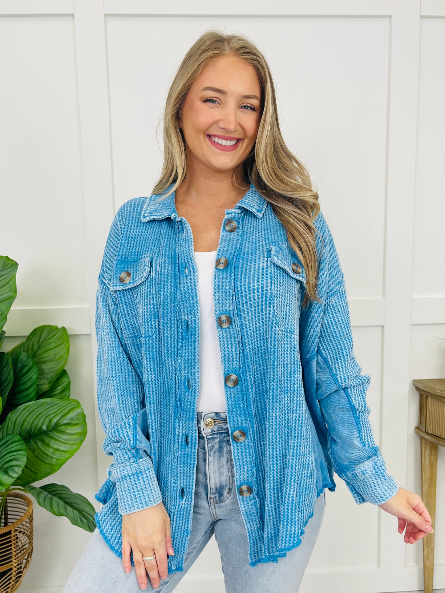 Casual Commitment Shacket in Multiple Colors!