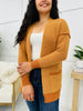 My Cozy Life Cardigan In Pumpkin