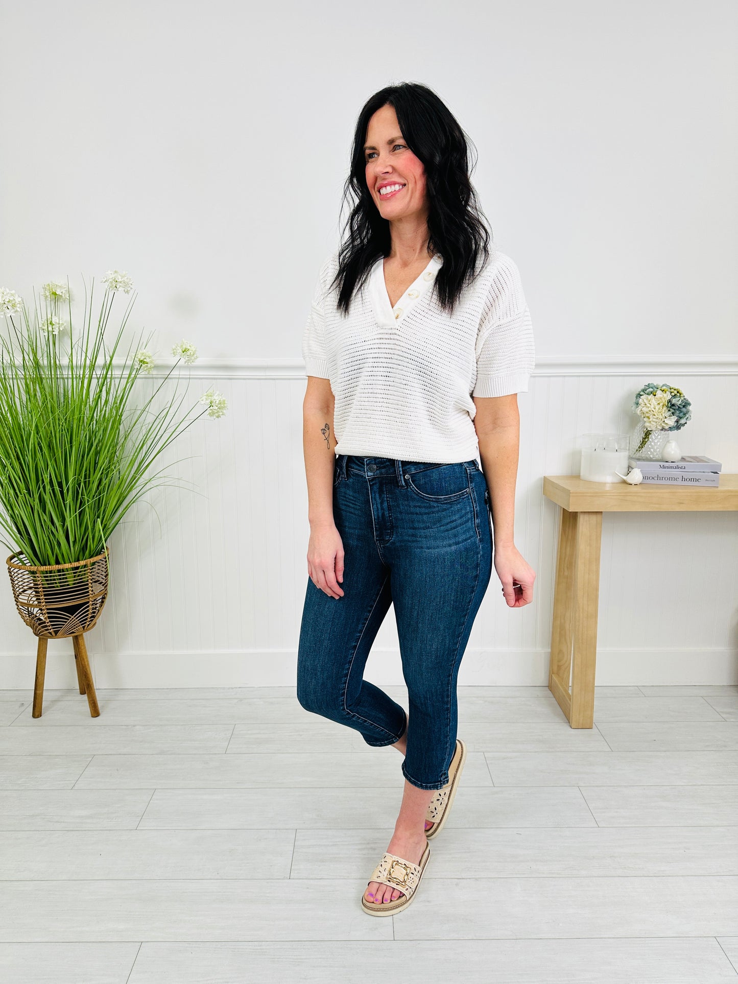 Judy Blue The Trifecta Capri Jeans