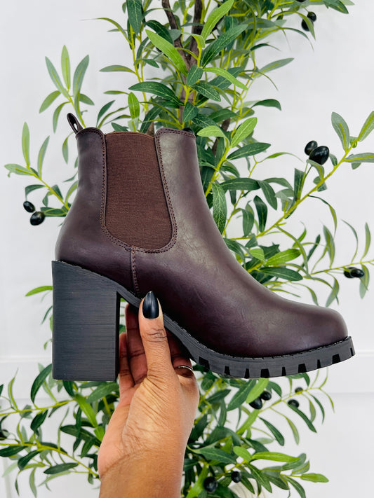 Grounded Goals Booties in Brown